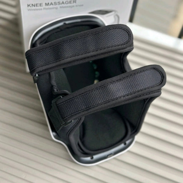 Electric Knee Massager with Heat & Vibration | Wireless Rechargeable Knee Pain Relief Device