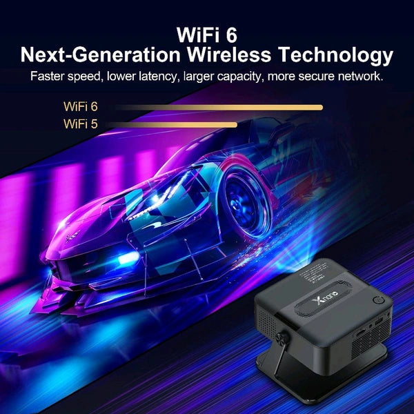 Mini Portable Projector 4K Support | HDMI Home Cinema Projector | Compact & Adjustable