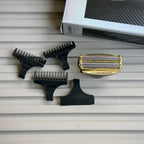 Antique 3-in-1 Vintage Rechargeable Shaver & Trimmer Set | Beard, Hair & Nose Grooming Kit for Men