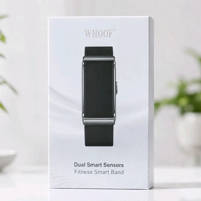 WHOOF® Smart Fitness Band with Dual Sensors & Activity Tracking