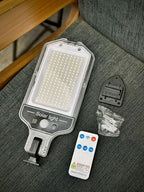 Solar Street Light & Smart WiFi Camera Combo | Outdoor Security & Bright LED Lighting