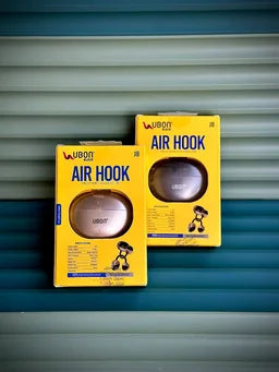 UBON Black Air Hook J8 Truly Wireless Earclips – Open-Ear Bluetooth Earphones with Mic & Type-C Charging