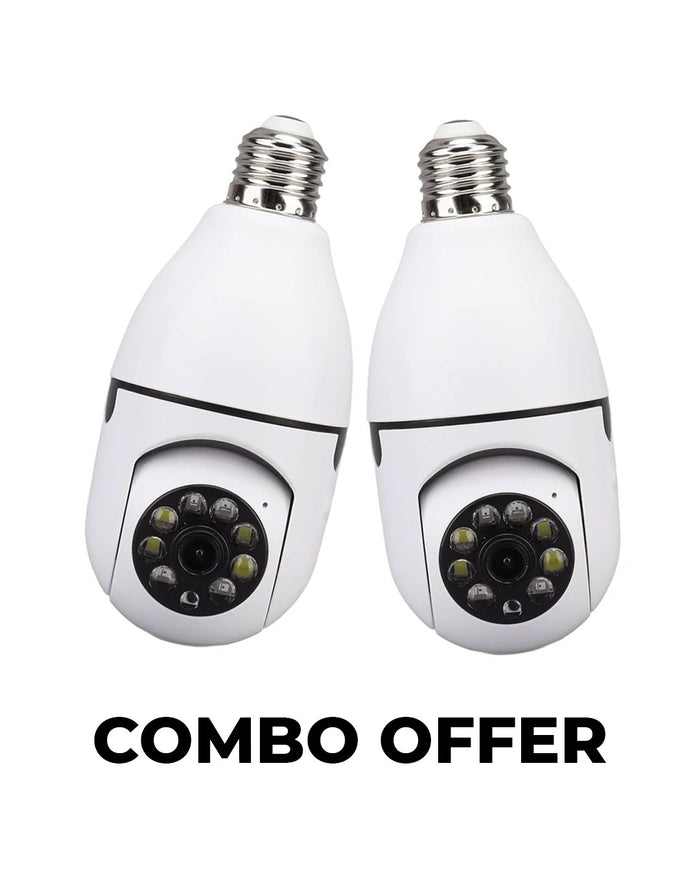Smart Security , Bulb WiFi Camera Combo