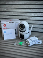 WiFi Smart Camera – HD Night Vision | Motion Detection | Two-Way Audio | 360° Home Security