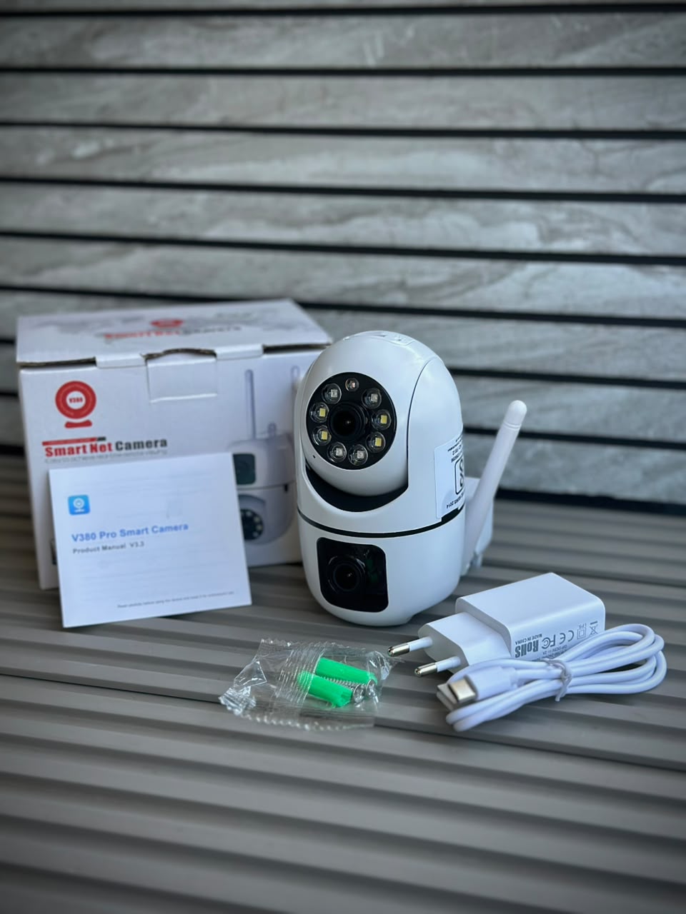 WiFi Smart Camera – HD Night Vision | Motion Detection | Two-Way Audio | 360° Home Security