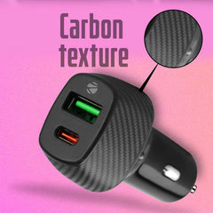 ZEBRONICS - 38W | USB & TYPE-C PORT | WITH TYPE C CABLE Black