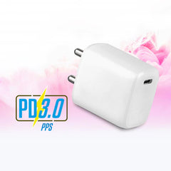 ZEBRONICS-20W | 3A ADAPTOR WITH TYPE-C PORT White