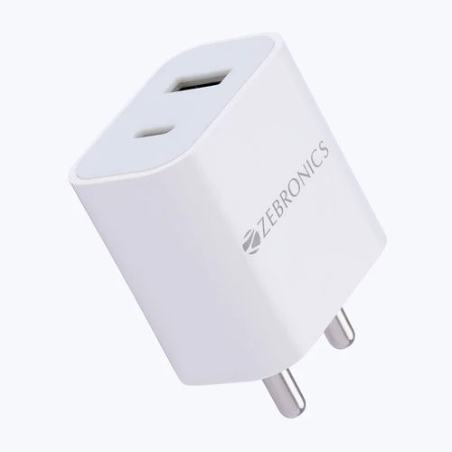 ZEBRONICS - 20W PD | 18W USB MOBILE ADAPTOR
