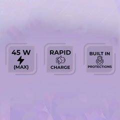 ZEBRONICS - 45W | PD 3.0 | PPS