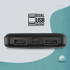 ZEBRONICS POWER BANK - 10000S9 5V | 2A POWERBANK with TYPE C CABLE