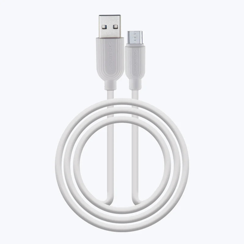 ZEBRONICS MICRO USB DATA CABLE (WHITE)