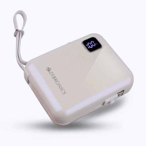 ZEBRONICS - MW64 22.5W MINI 10000MAH | Powerbank