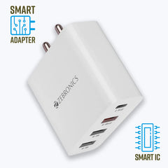 (45W CHARGER) ZEBRONICS MOBILE ADAPTOR