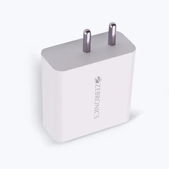 ZEBRONICS - (65W GaN CHARGER) Laptop and Mobile Adapter