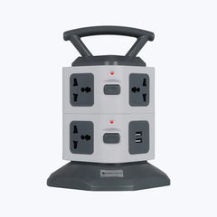 ZEBRONICS - USB POWER STRIP |2500W|2.8M|7 Socket|2USB