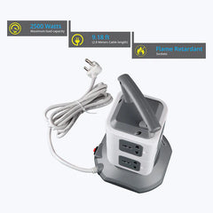 ZEBRONICS - USB POWER STRIP |2500W|2.8M|7 Socket|2USB