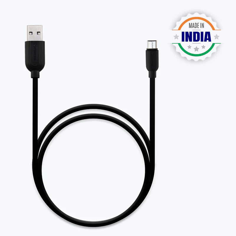 ZEBRONICS TYPE C USB CABLE Black | White