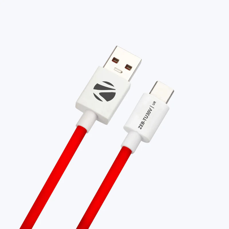 ZEBRONICS TYPE C USB CABLE 30W|6A