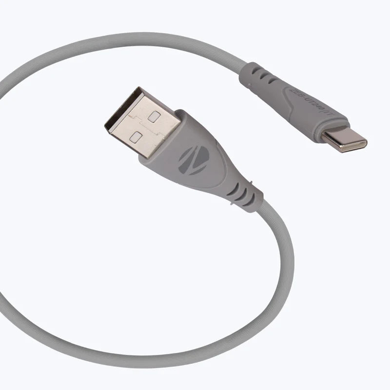 ZEBRONICS USB TO TYPE C CABLE (GREY)