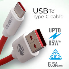 ZEBRONICS USB TO TYPE C CABLE