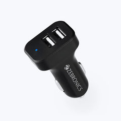 ZEBRONICS - 5V | 2.1A CAR CHARGER WITH MICRO USBCABLE