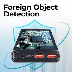 ZEBRONICS POWER BANK - 10000MAH (BLACK) | 22.5W | Wireless