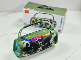 Boombox Wireless Bluetooth Speaker With Rbg Light