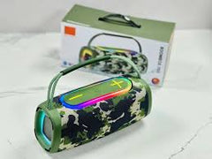 Boombox Wireless Bluetooth Speaker With Rbg Light