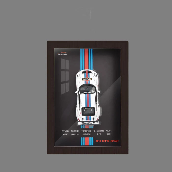 3D Car Wall Frame Porsche