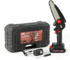 MZ CS72 (PORTABLE MINI CHAINSAW) Multipurpose Electric Efficient Cutting Tool with 15.24 cm Guide Bar & 1200mAh Battery Cordless Chainsaw
